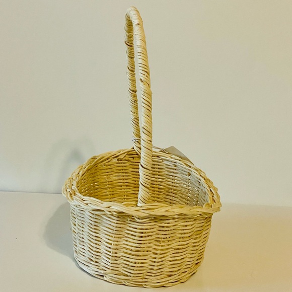 Pier 1 Imports Beige Medium Size Rattan Basket - Picture 3 of 6